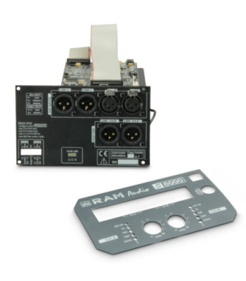 Ram Audio PA Power Amplifier 2 x 2950 W 2 Ohms incl. DSP and GPIO Module