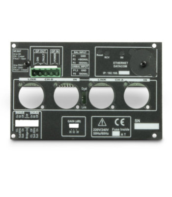 Ram Audio PA Power Amplifier 2 x 2950 W 2 Ohms incl. DSP and GPIO Module