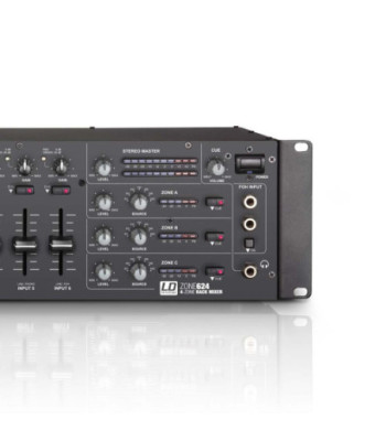 LD Systems 19" 4-Zone Mixer 3U