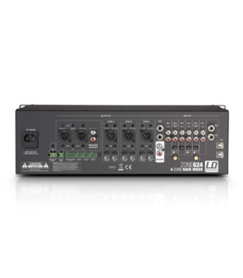 LD Systems 19" 4-Zone Mixer 3U
