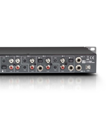 LD Systems 19" 2-Zone Mixer 1U