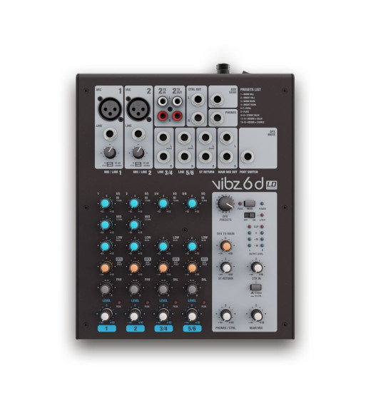 LD Systems 6-Channel Mixing Console with DFX