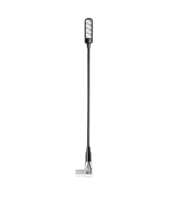 Angled 4-pin XLR Gooseneck Light with 4 COB LEDs