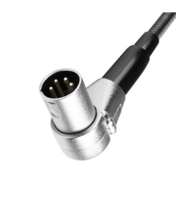 Angled 4-pin XLR Gooseneck Light with 4 COB LEDs