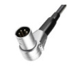 Angled 4-pin XLR Gooseneck Light with 4 COB LEDs