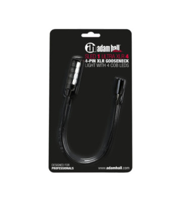4-pin XLR Gooseneck Light with 4 COB LEDs