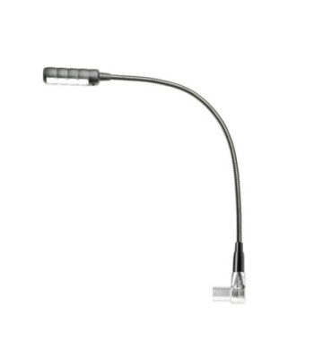 Angled 3-pin XLR Gooseneck Light with 4 COB LEDs