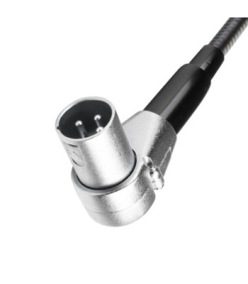Angled 3-pin XLR Gooseneck Light with 4 COB LEDs