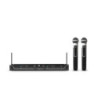 LD Systems Dual - Wireless Microphone System with 2 x Dynamic Handheld Microphone - 655 - 679 MHz