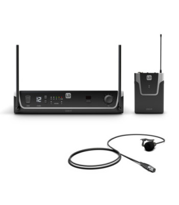 LD Systems Wireless Microphone System with Bodypack and Lavalier Microphone - 655 - 679 MHz