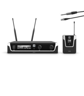 LD Systems Wireless Microphone System with Bodypack and Guitar Cable - 823 _ 832 MHz + 863 _ 865 MHz.