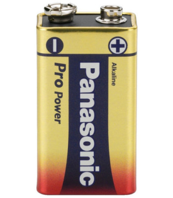 Batteri alkaline 9V - LR-61 PANASONIC