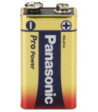 Batteri alkaline 9V - LR-61 PANASONIC
