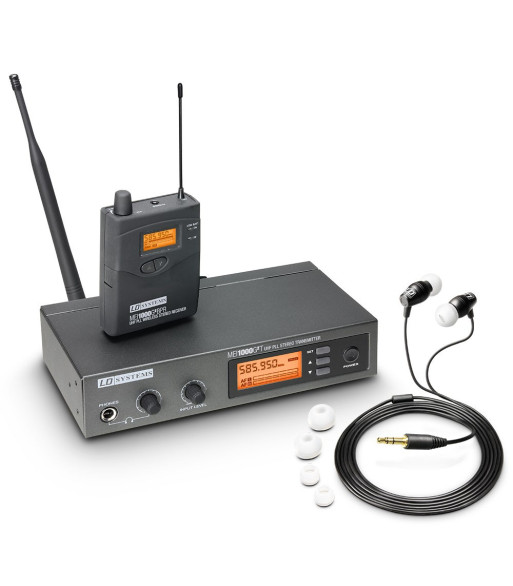 LD Systems In-Ear Monitoring System wireless band 5 584 - 608 MHz LD Systems In-Ear Monitoring System wireless band 5 584 - 608 MHz
