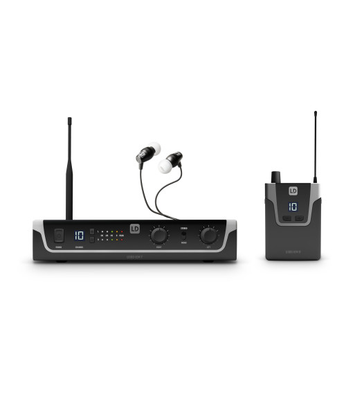 LD Systems In-Ear Monitoring System with Earphones - 655 - 679 MHz