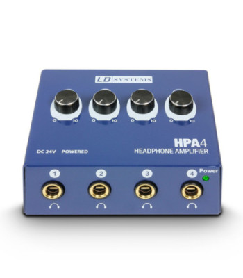 LD Systems Headphone Amplifier 4-channel