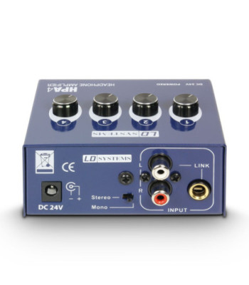 LD Systems Headphone Amplifier 4-channel