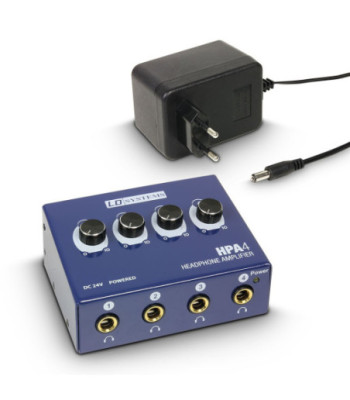 LD Systems Headphone Amplifier 4-channel