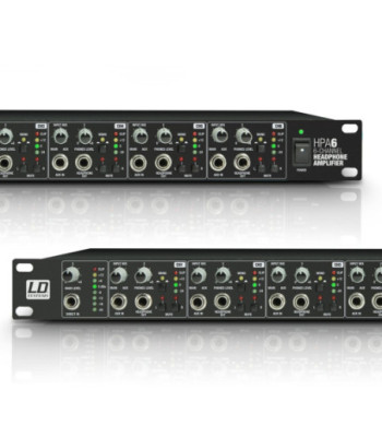 LD Systems 19" Headphone Amplifier 6-Channel