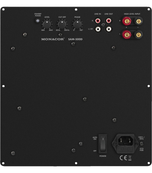 Dig. forstærkermodul 700W - SAM-500D MONACOR Dig. forstærkermodul 700W - SAM-500D MONACOR