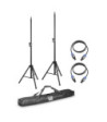 LD Systems 2 x Speaker Stand with Transport Bag + 2 x Speaker Cable 5 m for DAVE 8 Systems
