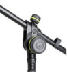 Gravity Microphone Stand with Folding Tripod Base and 2-Point Adjustment Boom