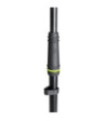 Gravity Microphone Stand with Round Base and 2-Point Adjustment Telescoping Boom