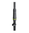 Gravity Short Microphone Stand with Folding Tripod Base and 2-Point Adjustment Telescoping Boom