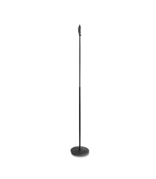 Gravity Microphone Stand with Round Base and One-Hand Clutch