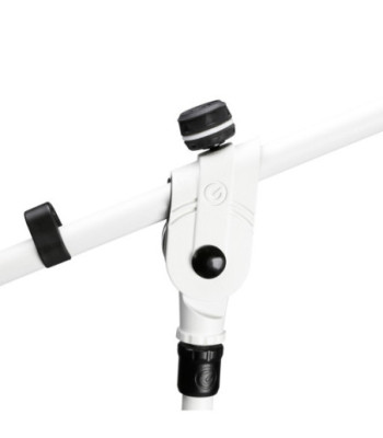 Gravity Microphone Stand with Folding Tripod Base and 2-Point Adjustment Telescoping Boom