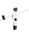 Gravity Microphone Stand with Folding Tripod Base and 2-Point Adjustment Telescoping Boom