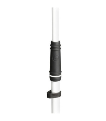 Gravity Microphone Stand with Folding Tripod Base and 2-Point Adjustment Telescoping Boom