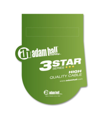 Balanced Cable | Adam Hall® XLR Male x Jack TRS | 3 m