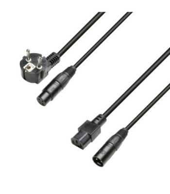 Hybrid Cable | Power & Audio | Cold-Device-Line & XLR | 5 m