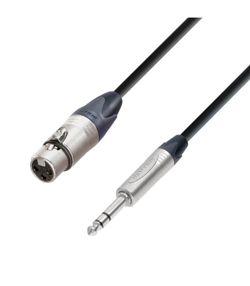 Balanced Cable | Neutrik® XLR Female x Jack TRS | 3 m Balanced Cable | Neutrik® XLR Female x Jack TRS | 3 m
