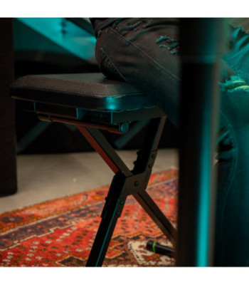 Gravity Height-Adjustable Folding Keyboard Bench