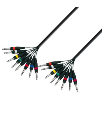 Studio Loom Cable | Adam Hall® 8 Jack TRS x 8 Jack TRS | 5 m