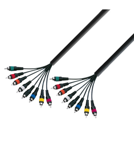 Studio Loom Cable 8 x RCA to 8 x RCA | 5 m Studio Loom Cable 8 x RCA to 8 x RCA | 5 m
