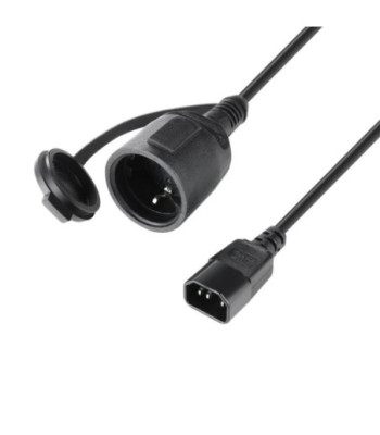 Power Adapter Cable  CEE 7 IP44 - C14 0.5 m