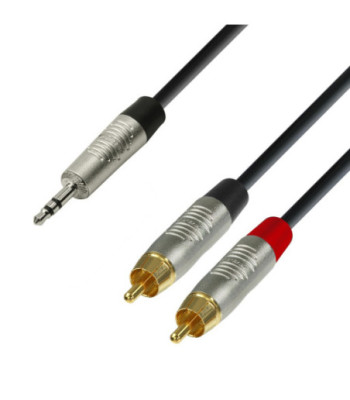 Y-Cable | Rean® 2 x RCA x Minijack TRS | 1.5 m