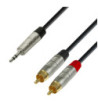 Y-Cable | Rean® 2 x RCA x Minijack TRS | 1.5 m