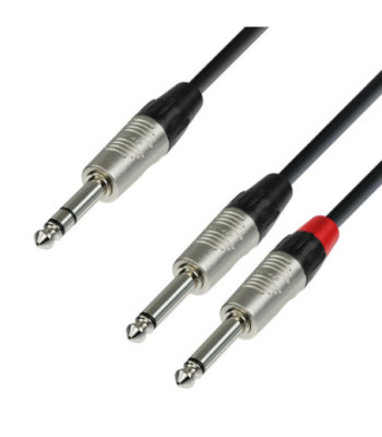 Y-Cable | Rean® 2 Jack TS x Jack TRS | 3 m