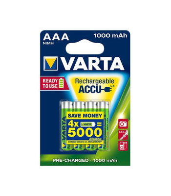 VATRA Batteri Rechargeable Battery - AAA Micro - 1000 mAh