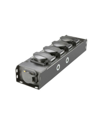 Power Strip 4 x Schukosockets IP54 | IP65 In & IP65 Out