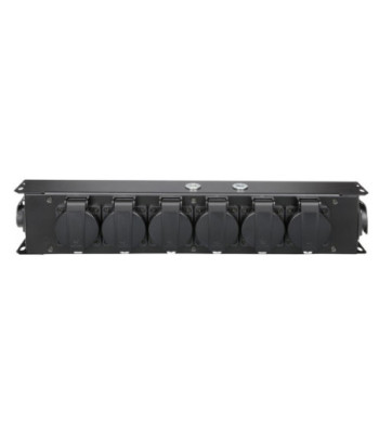 Power Strip 6 x Schukosockets IP54 | IP65 In & IP65 Out