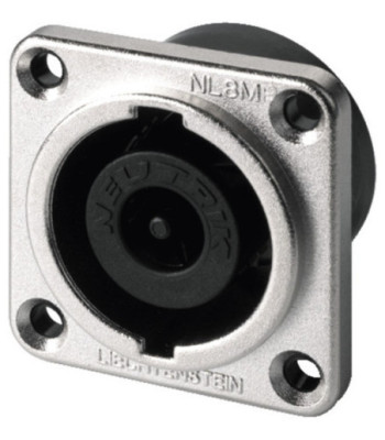Speakon-bøsning han - NL-8MPR NEUTRIK