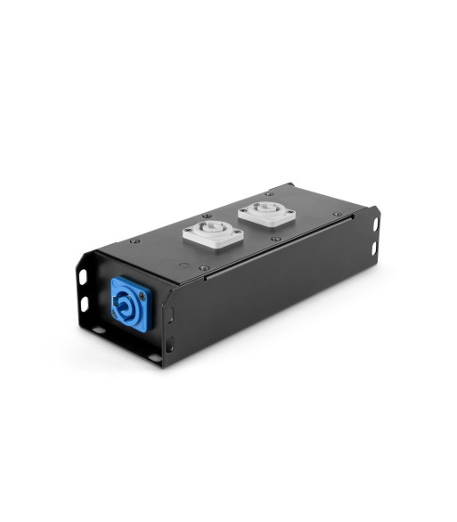 Power Strip PowerIn BLU & 3 x PowerOut GREY