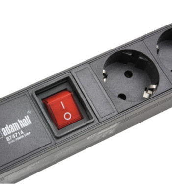 Mountable Power Strip 1U 12-way with 2 x IEC C13 sockets