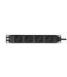 Mountable Power Strip 1U 4-way