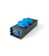 Power Strip 2 x Schukosockets IP54 | PowerIn BLU & PowerOut GREY